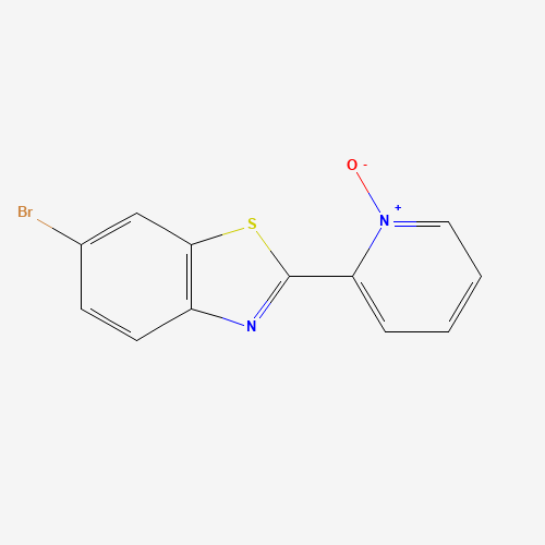 1432592-48-7 6-bromo-2-(1-oxidopyridin-1-ium-2-yl)-1,3-benzothiazole chemical structure