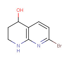 957196-47-3 7-bromo-1,2,3,4-tetrahydro-1,8-naphthyridin-4-ol chemical structure