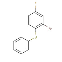 869854-65-9 2-bromo-4-fluoro-1-phenylsulfanylbenzene chemical structure