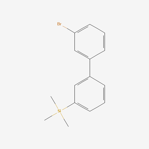 187275-74-7 [3-(3-bromophenyl)phenyl]-trimethylsilane chemical structure