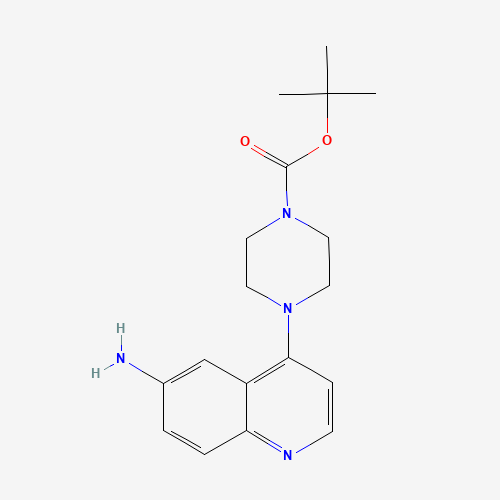 227957-05-3 tert-butyl 4-(6-aminoquinolin-4-yl)piperazine-1-carboxylate chemical structure