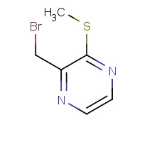 1289385-55-2 2-(bromomethyl)-3-methylsulfanylpyrazine chemical structure