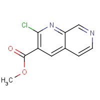 1124194-70-2 methyl 2-chloro-1,7-naphthyridine-3-carboxylate chemical structure