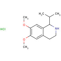214046-76-1 6,7-dimethoxy-1-propan-2-yl-1,2,3,4-tetrahydroisoquinoline;hydrochloride chemical structure