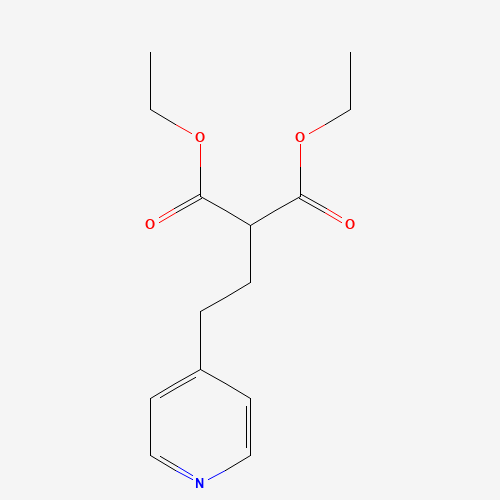 92501-98-9 diethyl 2-(2-pyridin-4-ylethyl)propanedioate chemical structure