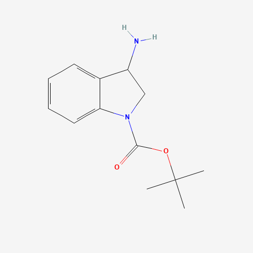 936829-23-1 tert-butyl 3-amino-2,3-dihydroindole-1-carboxylate chemical structure