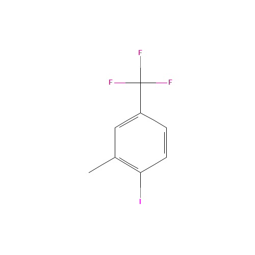 54978-36-8 1-iodo-2-methyl-4-(trifluoromethyl)benzene chemical structure