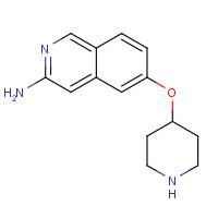 918490-78-5 6-piperidin-4-yloxyisoquinolin-3-amine chemical structure