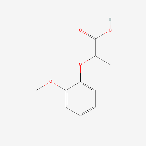 7309-51-5 2-(2-methoxyphenoxy)propanoic acid chemical structure