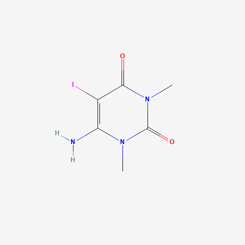 200190-41-6 6-amino-5-iodo-1,3-dimethylpyrimidine-2,4-dione chemical structure