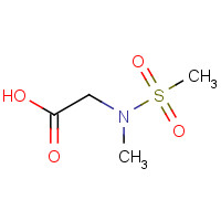115665-52-6 2-[methyl(methylsulfonyl)amino]acetic acid chemical structure