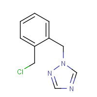 906352-63-4 1-[[2-(chloromethyl)phenyl]methyl]-1,2,4-triazole chemical structure