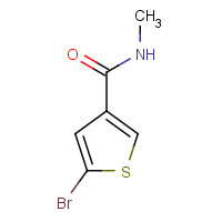814255-83-9 5-bromo-N-methylthiophene-3-carboxamide chemical structure