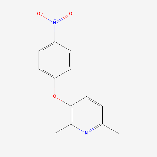1362703-10-3 2,6-dimethyl-3-(4-nitrophenoxy)pyridine chemical structure