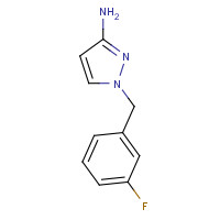 957480-06-7 1-[(3-fluorophenyl)methyl]pyrazol-3-amine chemical structure