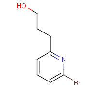 165105-39-5 3-(6-bromopyridin-2-yl)propan-1-ol chemical structure