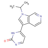1221153-86-1 6-(1-propan-2-ylpyrrolo[2,3-c]pyridin-3-yl)-1H-pyrimidin-2-one chemical structure