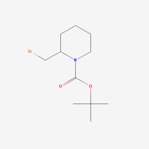 889942-58-9 tert-butyl 2-(bromomethyl)piperidine-1-carboxylate chemical structure