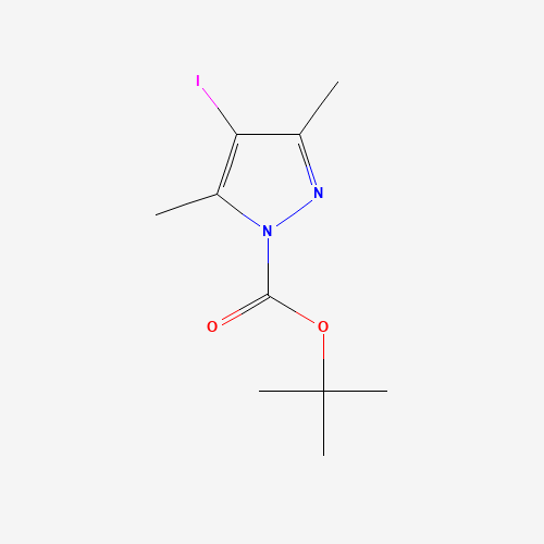 857283-71-7 tert-butyl 4-iodo-3,5-dimethylpyrazole-1-carboxylate chemical structure