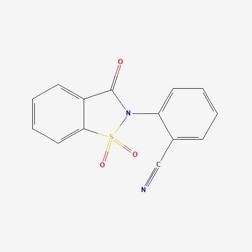 78471-66-6 2-(1,1,3-trioxo-1,2-benzothiazol-2-yl)benzonitrile chemical structure