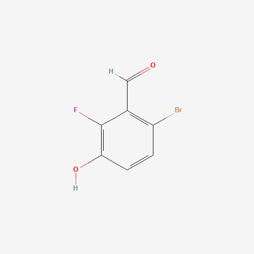 935534-46-6 6-bromo-2-fluoro-3-hydroxybenzaldehyde chemical structure