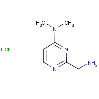 1196146-21-0 2-(aminomethyl)-N,N-dimethylpyrimidin-4-amine;hydrochloride chemical structure