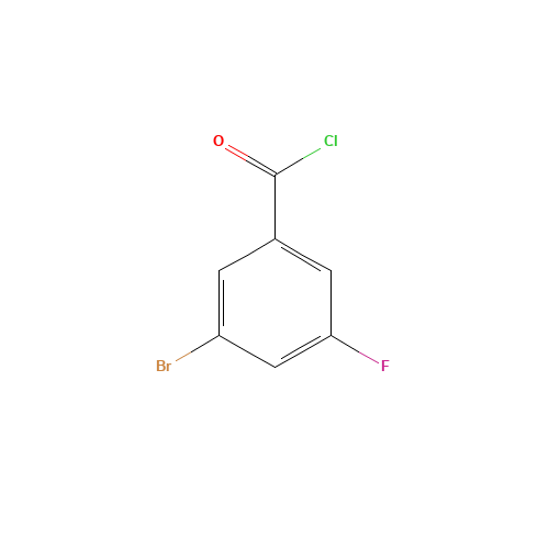 887266-90-2 3-bromo-5-fluorobenzoyl chloride chemical structure