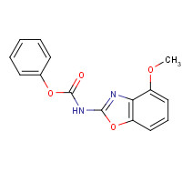 1432034-13-3 phenyl N-(4-methoxy-1,3-benzoxazol-2-yl)carbamate chemical structure