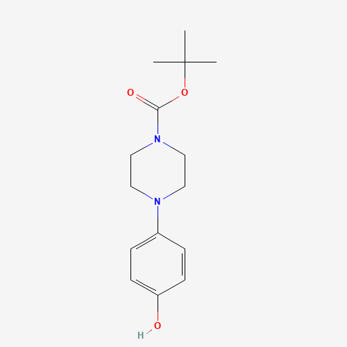 158985-25-2 tert-butyl 4-(4-hydroxyphenyl)piperazine-1-carboxylate chemical structure