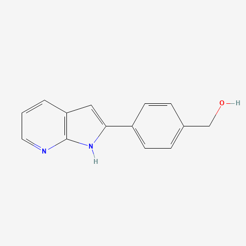 1346526-38-2 [4-(1H-pyrrolo[2,3-b]pyridin-2-yl)phenyl]methanol chemical structure