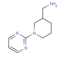 912761-20-7 (1-pyrimidin-2-ylpiperidin-3-yl)methanamine chemical structure