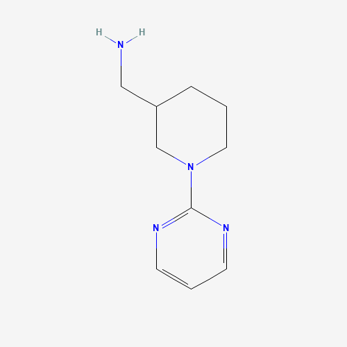 912761-20-7 (1-pyrimidin-2-ylpiperidin-3-yl)methanamine chemical structure