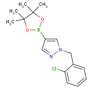 1430750-66-5 1-[(2-chlorophenyl)methyl]-4-(4,4,5,5-tetramethyl-1,3,2-dioxaborolan-2-yl)pyrazole chemical structure
