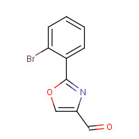 885274-34-0 2-(2-bromophenyl)-1,3-oxazole-4-carbaldehyde chemical structure
