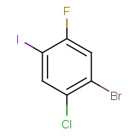 1160574-56-0 1-bromo-2-chloro-5-fluoro-4-iodobenzene chemical structure