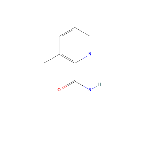 32998-95-1 N-tert-butyl-3-methylpyridine-2-carboxamide chemical structure