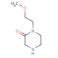 194351-04-7 1-(2-methoxyethyl)piperazin-2-one chemical structure