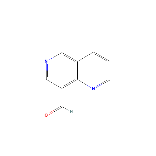 885278-16-0 1,6-naphthyridine-8-carbaldehyde chemical structure