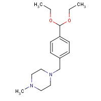 650629-05-3 1-[[4-(diethoxymethyl)phenyl]methyl]-4-methylpiperazine chemical structure