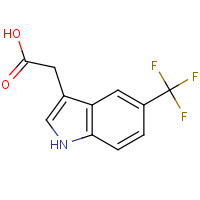 378802-40-5 2-[5-(trifluoromethyl)-1H-indol-3-yl]acetic acid chemical structure