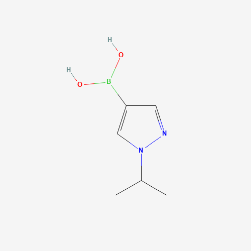 1201643-90-4 (1-propan-2-ylpyrazol-4-yl)boronic acid chemical structure