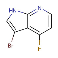 1190320-00-3 3-bromo-4-fluoro-1H-pyrrolo[2,3-b]pyridine chemical structure