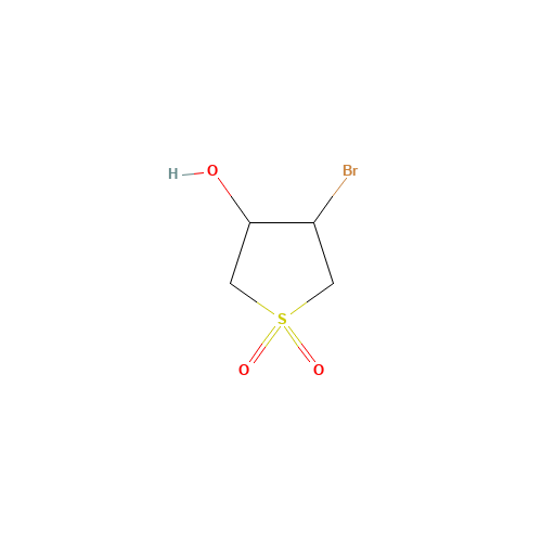 35330-57-5 4-bromo-1,1-dioxothiolan-3-ol chemical structure
