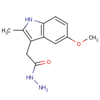 21909-54-6 2-(5-methoxy-2-methyl-1H-indol-3-yl)acetohydrazide chemical structure