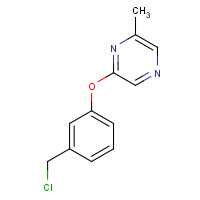912569-64-3 2-[3-(chloromethyl)phenoxy]-6-methylpyrazine chemical structure