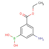 510773-04-3 (3-amino-5-ethoxycarbonylphenyl)boronic acid chemical structure