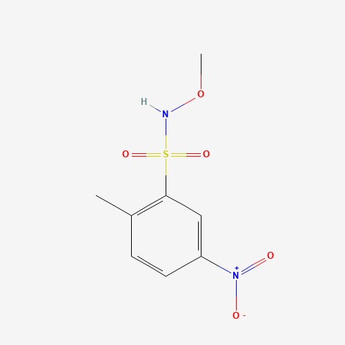 596130-94-8 N-methoxy-2-methyl-5-nitrobenzenesulfonamide chemical structure