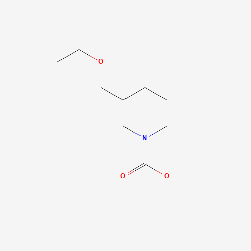 1244059-18-4 tert-butyl 3-(propan-2-yloxymethyl)piperidine-1-carboxylate chemical structure