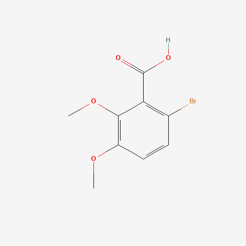 60555-93-3 6-bromo-2,3-dimethoxybenzoic acid chemical structure