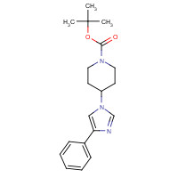 863257-51-6 tert-butyl 4-(4-phenylimidazol-1-yl)piperidine-1-carboxylate chemical structure
